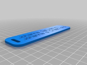 company tag organization customized 3d print model - Mito3D