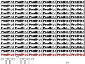 prodmod logotipo otros el láser prod mod 3d print model - Mito3D