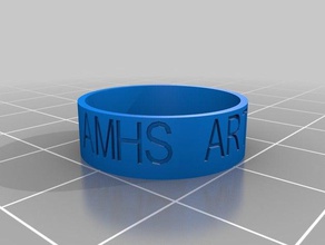 amhs-art-club Ringe angepasst 3d print model - Mito3D