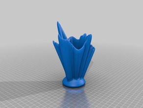 spikey vase decor 3d print model - Mito3D