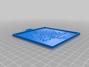 snowflake 2d art customized 3d print model - Mito3D