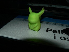 pikachu fixo criaturas pokemon pokemons figura figuras brinquedo 3d print model - Mito3D
