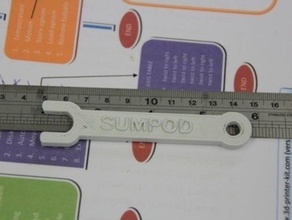 10 mm spanner sumpod 3d printer other pla robotics test tool wrench 3d print model - Mito3D
