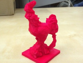 bucolic rooster other animal chicken decoration farm pastoral red toy 3d print model - Mito3D