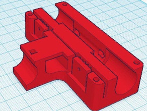x-Schlitten prusa i3 drive-extruder 3d Drucker Teile 3d print model - Mito3D