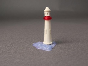 greenwich Deniz Feneri binalar yapılar mimarlık model okyanus deniz 3d print model - Mito3D