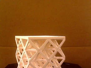 Oktaedrische truss Kunst makerbotdigitizer scan 3d print model - Mito3D