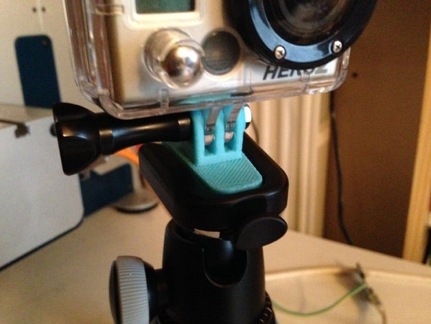 gopro gorillapod dslr mount camera adapter 3D print model - Mito3D