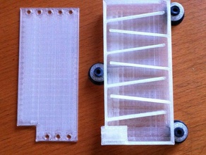 aquário de co2 flipper outros tanque peixes openscad paramétrico 3d print model - Mito3D