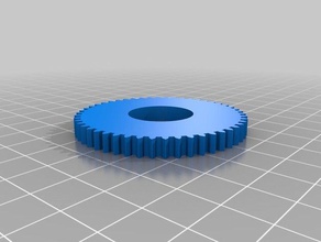 50 teeth spur gear parts customized 3d print model - Mito3D