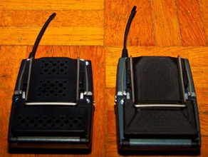 sennheiser ew 100 eng beltpack bracket audio receiver sony vg10 vg20 vg30 3d print model - Mito3D
