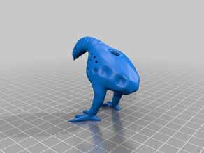 robô de terror bird 3d impressão 3d print model - Mito3D