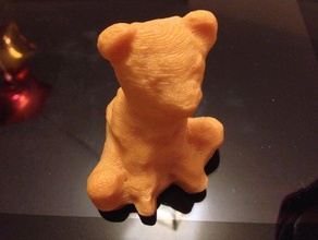 baby bear le scansioni repliche animale farcite teddy 3d print model - Mito3D
