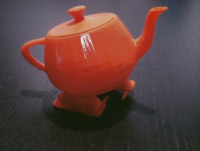 yürüyen çaydanlık model robotlar karakter utah teapot 3d print model - Mito3D