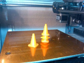 empilables, des cônes de signalisation jouet jeu accessoires 3d print model - Mito3D