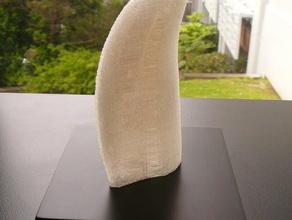 Pottwal zahn andere 3d Kunst Geister form Gaben massey der Universität Neuseeland pla reprap Skulptur te papa tongarewa wellington 3d print model - Mito3D