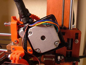 Kabelbaum Zugentlastung nema-Schrittmotor 3d Drucker Teile Halterung clip extruder fix makerfarm organisieren prusa sicher die Verdrahtung zip ziptie 3d print model - Mito3D