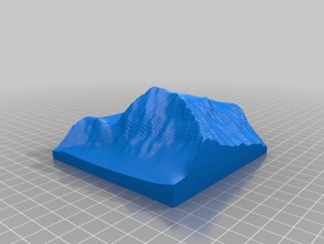 galdhopiggen modèles l'europe montagne en norvège haut le plus terrafab 3d print model - Mito3D