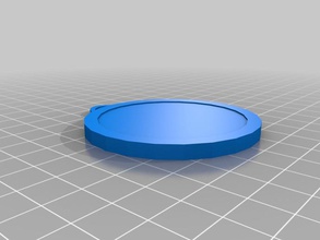 medal pendant template other award 3d print model - Mito3D