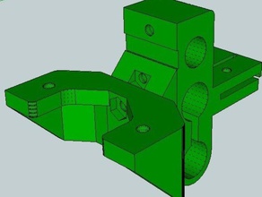 printrbot hotend adapter other model part sketchup upgrade 3d print model - Mito3D