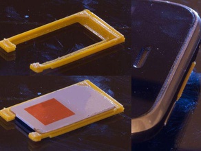 iphone 3ggs simholder sem agulha necessário móveis 3g 3gs apple sim titular da bandeja 3d print model - Mito3D