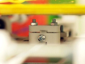 emaker huxley y-axis belt tensioner 3d printer parts adjustable clamp reprappro t25 3d print model - Mito3D