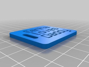 eenha ama o seu pai organização personalizado 3d print model - Mito3D