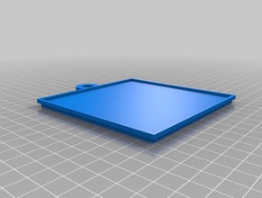 carré 2d a arte personalizado 3d print model - Mito3D