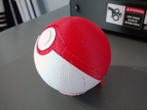 pokeball props dual extrusion pokemon toy 3d print model - Mito3D