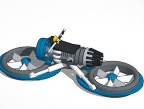 hoverbike i veicoli di volo piano 3d print model - Mito3D