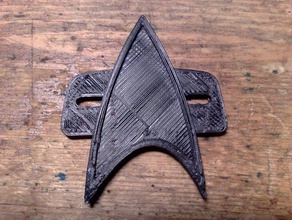 startrek voyager comm badge other 3d ornament star trek 3d print model - Mito3D