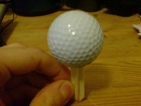 golf tee flat-pack sport im freien ball flatpack Halter pla Sport supportless nützlich 3d print model - Mito3D