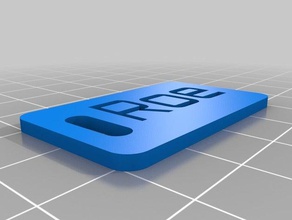 label roe organization customized 3d print model - Mito3D