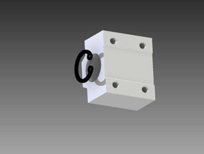 scs8uu pillow block linear bearing lm8uu other 3d print model - Mito3D