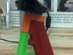 marteau kinect poignée de stand le bricolage ames la nasa spaceshop 3d print model - Mito3D