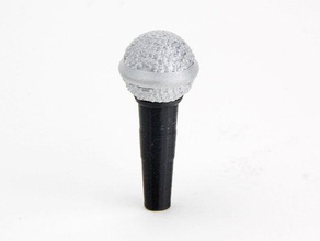 makies microphone jouet jeu accessoires poupée 3d print model - Mito3D