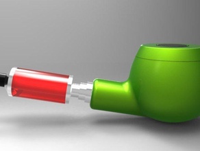 apple e-pipe accesorios ecig epipe vapor 3d print model - Mito3D