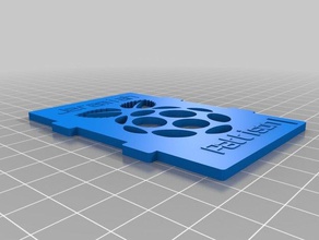 jp raspi caso 1 eletrônica personalizado 3d print model - Mito3D