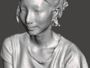 3d scanning test 1 woman model people 3d print model - Mito3D