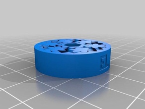 my customized gear bearing tol 012 30mm 65hole parts 3d print model - Mito3D