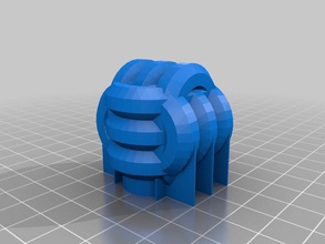 monkeyfist diğer düğüm knot 3d print model - Mito3D