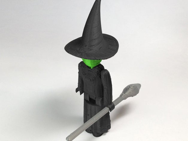 cadı mizahı aksiyon figürü kale damsel sihirli rakamlar insanlar mini minyatür oyuncak büyücülük 3D print model - Mito3D