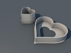 spitzbuben ausstecher cookie cutter cuore cucina pranzo 3d print model - Mito3D
