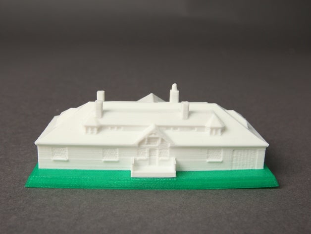 innis arden cottage Gebäude Strukturen Architektur connecticut greenwich mansion Modell 3D print model - Mito3D