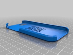 iphone5 caso qr cubo 3d organização personalizado 3d print model - Mito3D