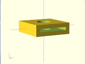 parametric nut capture v1 other 3d print model - Mito3D