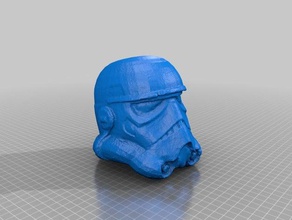 casco de stormtrooper escaneo exploraciones las réplicas makerbotdigitizer 3d print model - Mito3D