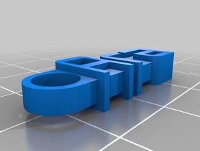 keychain ara organization customized 3d print model - Mito3D