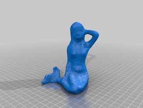 Denizkızı tarama diğer coney Adası ABD mermaid parade my3dscanner scancycle taranmış heykel 3d print model - Mito3D