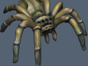 spider creature 3d print model - Mito3D